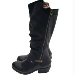 Rieker Bernadette Knee High Boot Lined Size 10 US